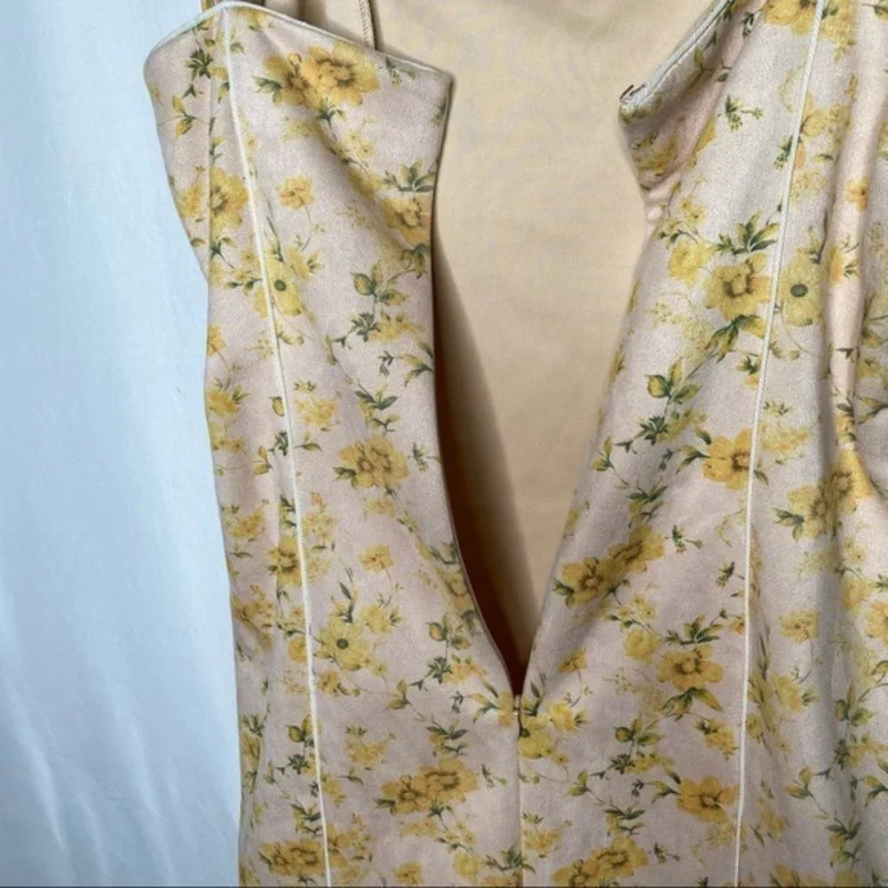 NWT Elliatt Wattle Detachable Skirt Dress Yellow - Picture 5 of 12